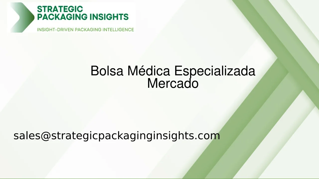 Tamanho do Mercado de Bolsas Médicas Especializadas, Crescimento Futuro e Previsão 2033