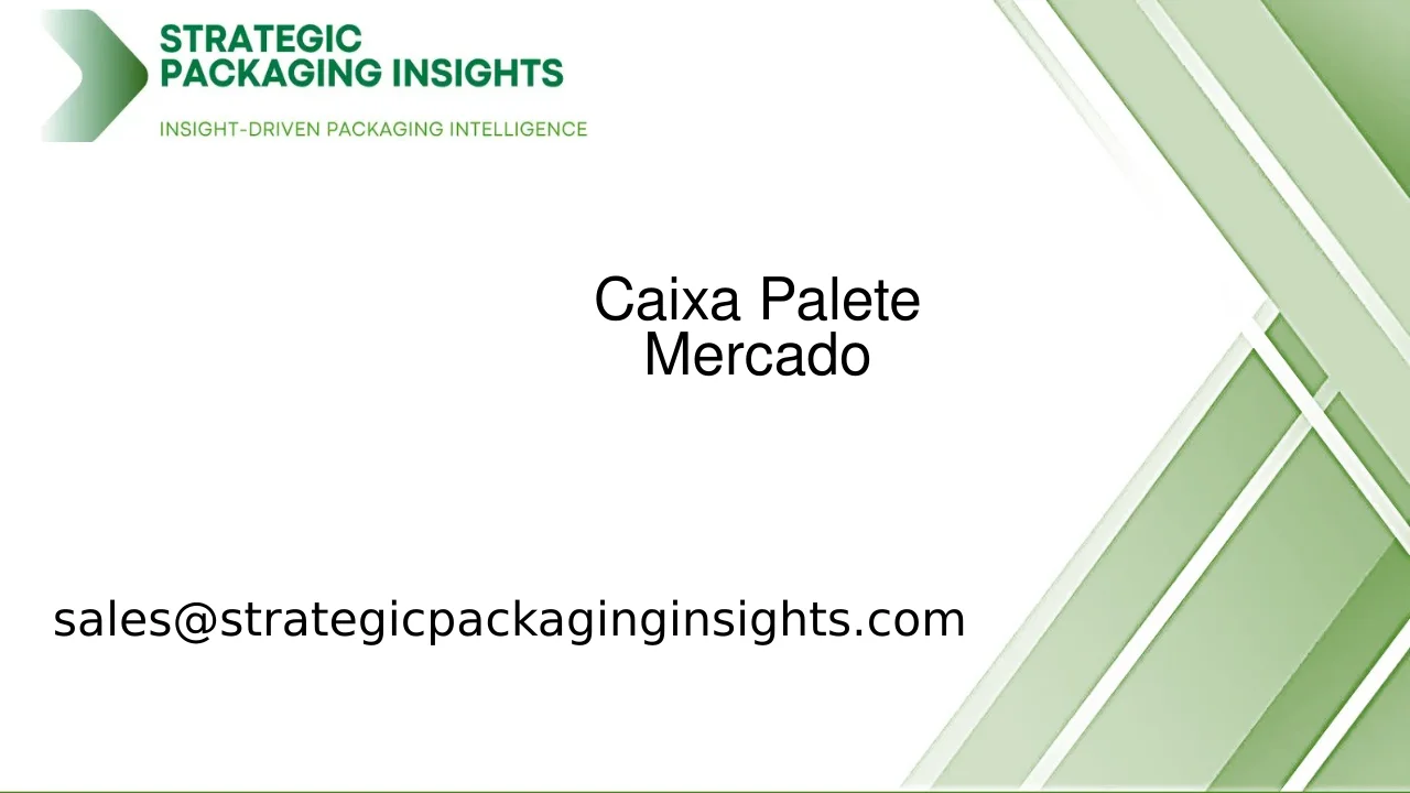 Tamanho do Mercado de Caixa Palete, Crescimento Futuro e Previsão 2033