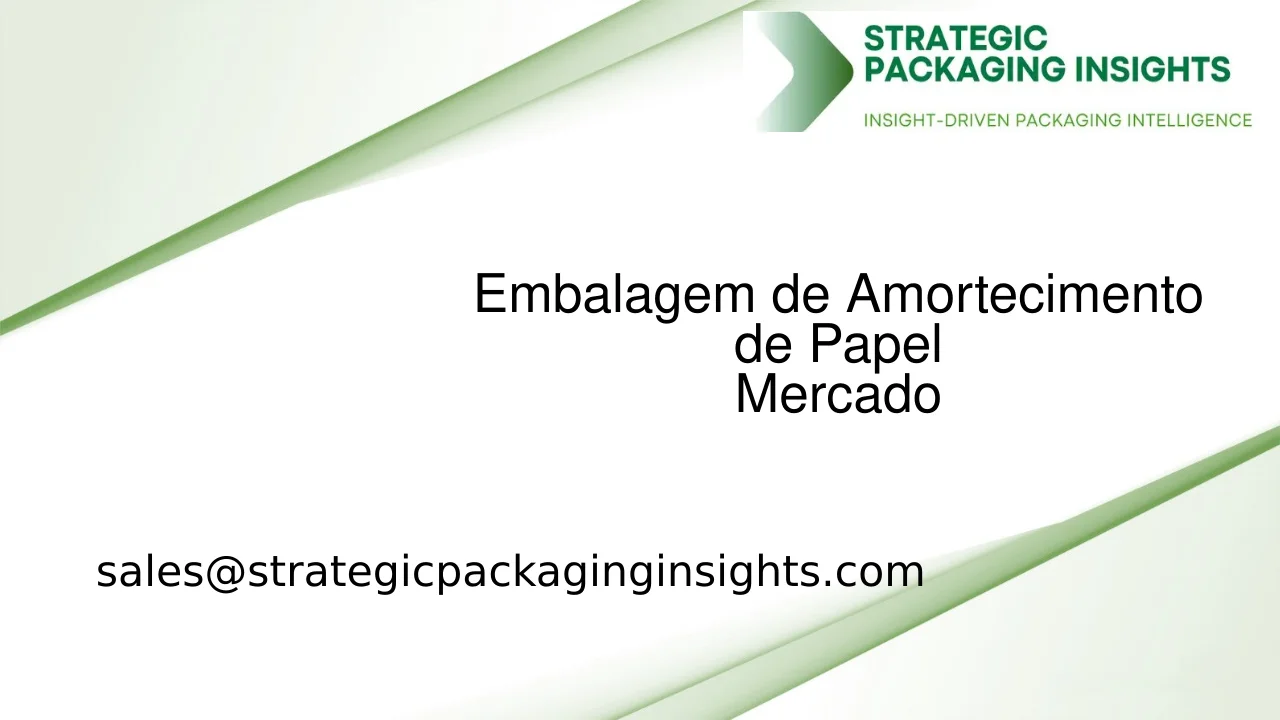 Tamanho do Mercado de Embalagem de Amortecimento de Papel, Crescimento Futuro e Previsão 2033