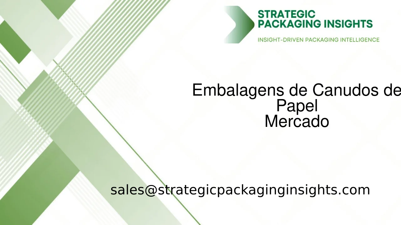 Tamanho do Mercado de Embalagens de Canudos de Papel, Crescimento Futuro e Previsão 2034