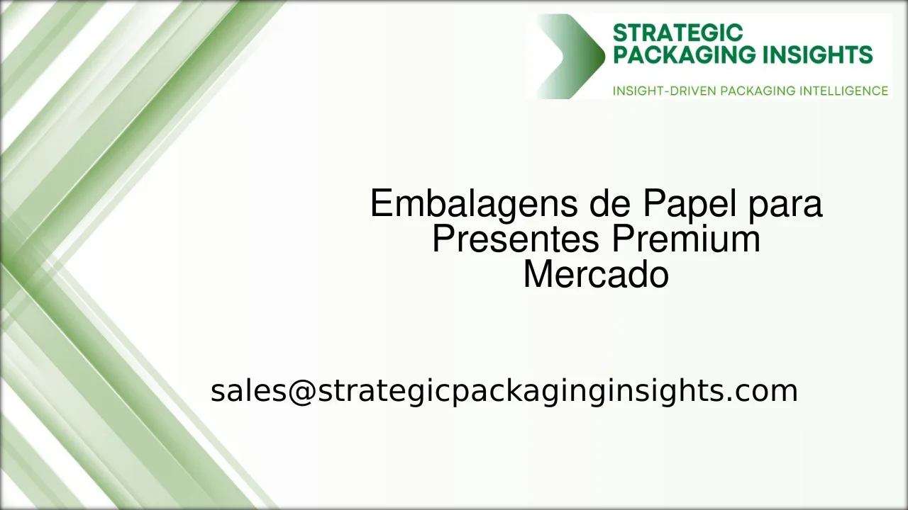 Tamanho do Mercado de Embalagens de Papel para Presentes Premium, Crescimento Futuro e Previsão 2033