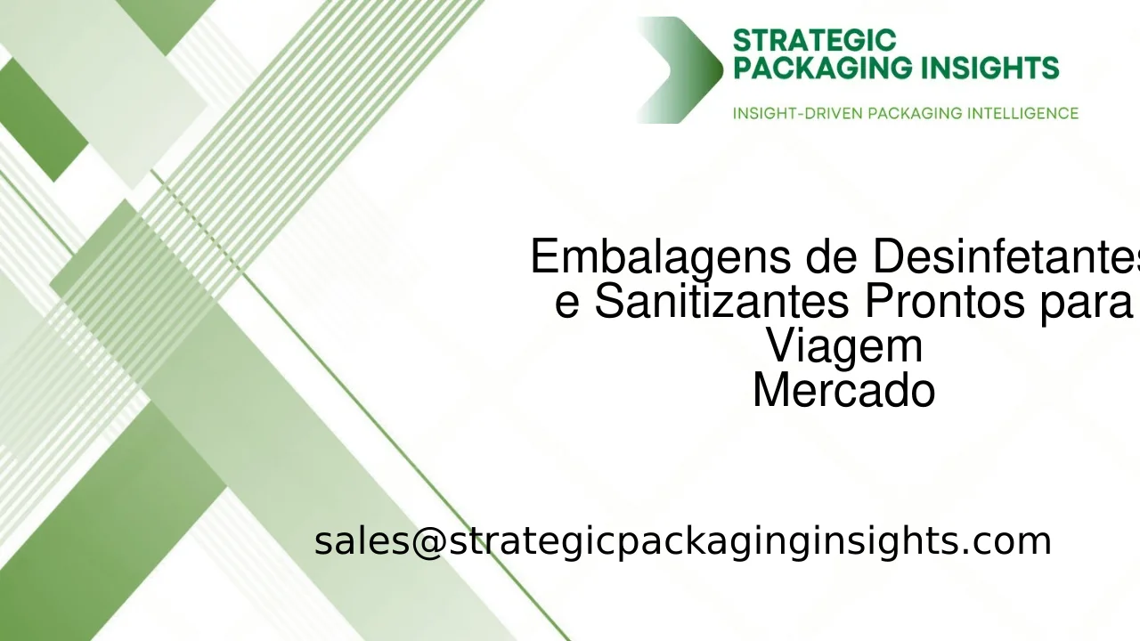 Tamanho do Mercado de Embalagens de Desinfetantes e Sanitizantes Prontos para Viagem, Crescimento Futuro e Previsão 2033