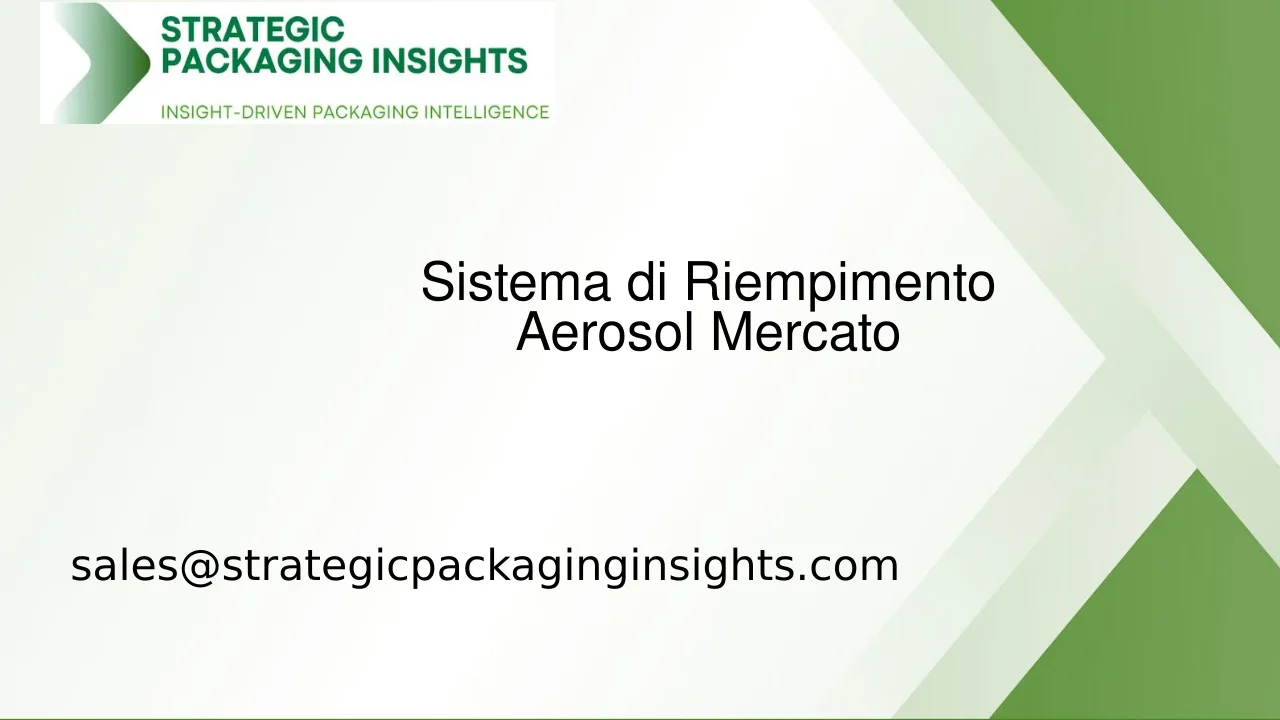 Dimensioni del Mercato dei Sistemi di Riempimento Aerosol, Crescita Futura e Previsioni 2033
