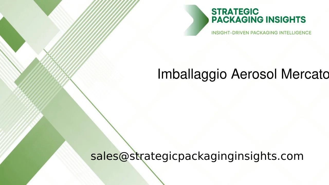 Dimensioni del Mercato dell'Imballaggio Aerosol, Crescita Futura e Previsioni 2033