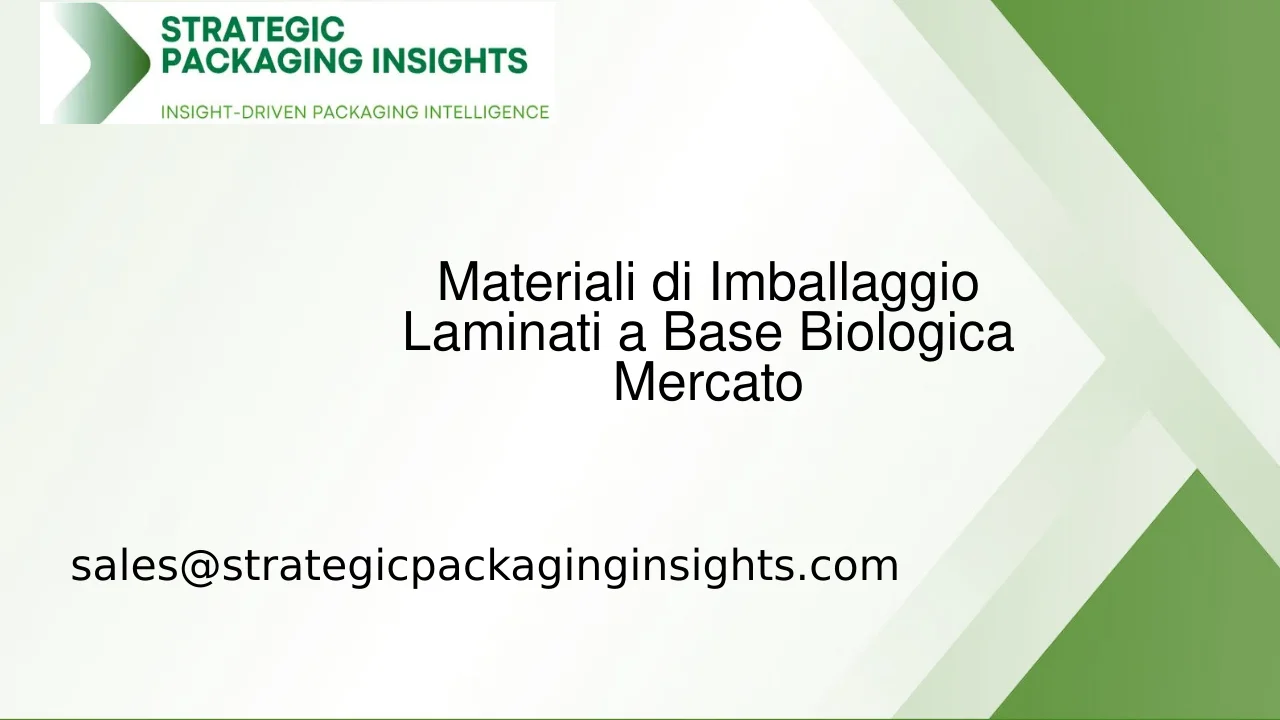 Dimensioni del Mercato dei Materiali di Imballaggio Laminati a Base Biologica, Crescita Futura e Previsioni 2033
