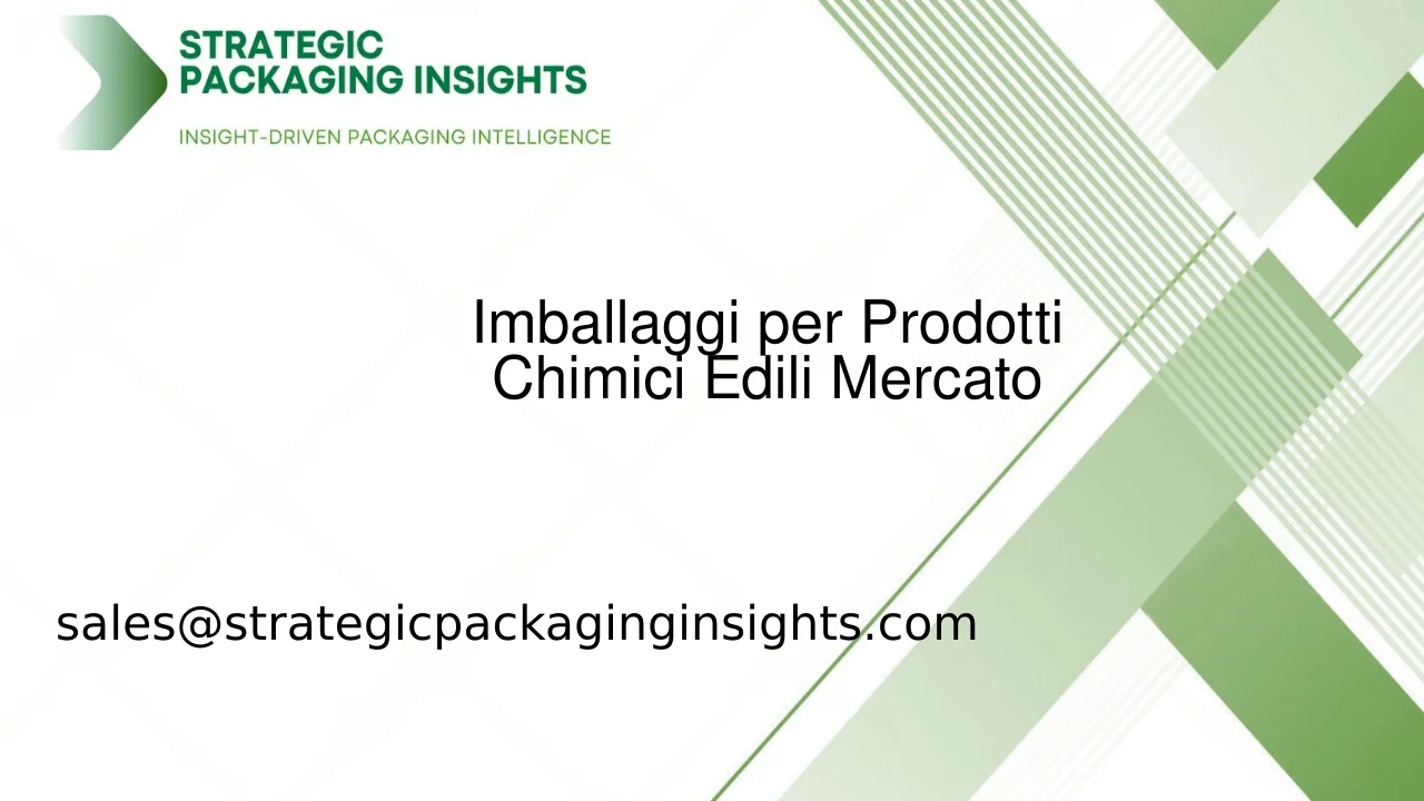 Dimensioni del Mercato degli Imballaggi per Prodotti Chimici Edili, Crescita Futura e Previsioni 2033