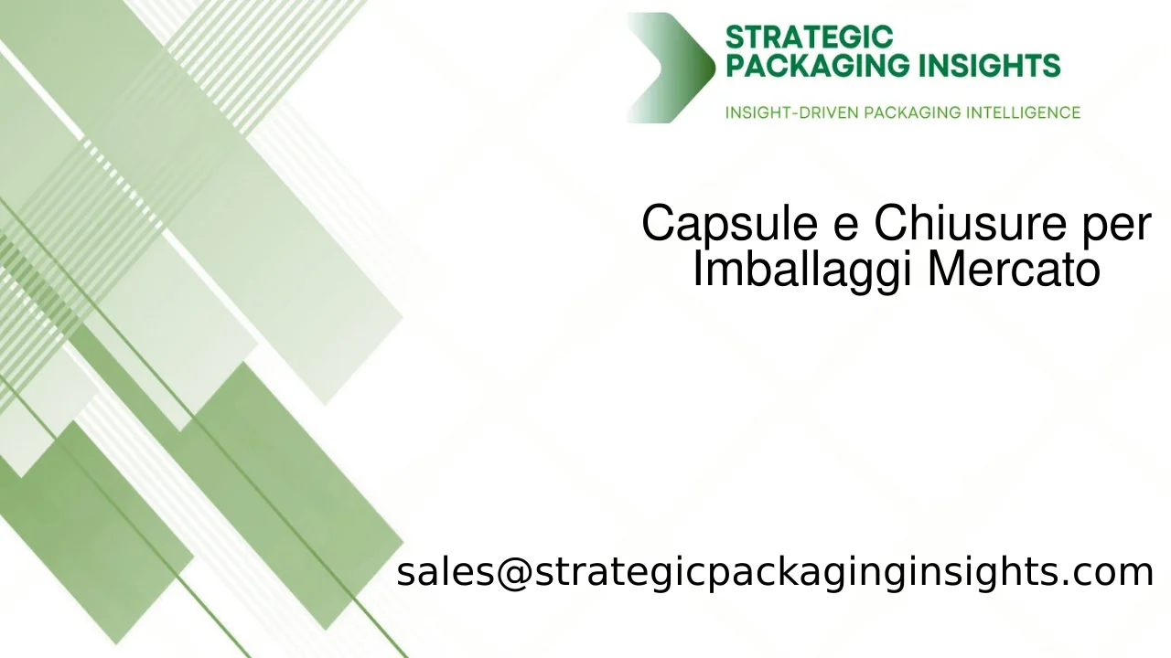 Dimensioni del Mercato delle Capsule e Chiusure per Packaging, Crescita Futura e Previsioni 2033