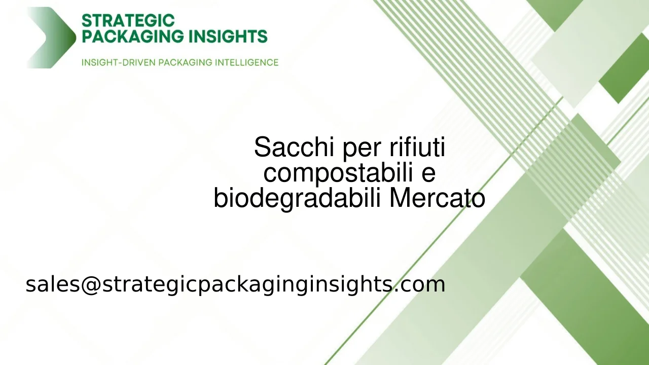 Dimensioni del mercato dei sacchi per rifiuti compostabili e biodegradabili, crescita futura e previsioni 2033