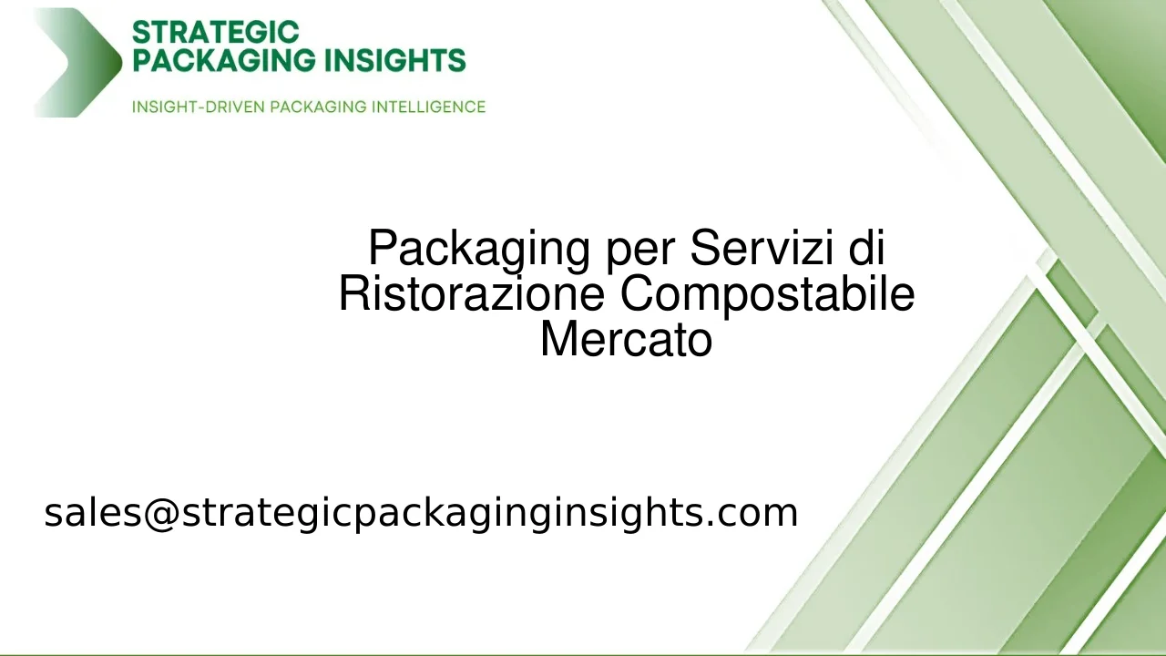 Dimensioni del Mercato del Packaging per Servizi di Ristorazione Compostabile, Crescita Futura e Previsioni 2033