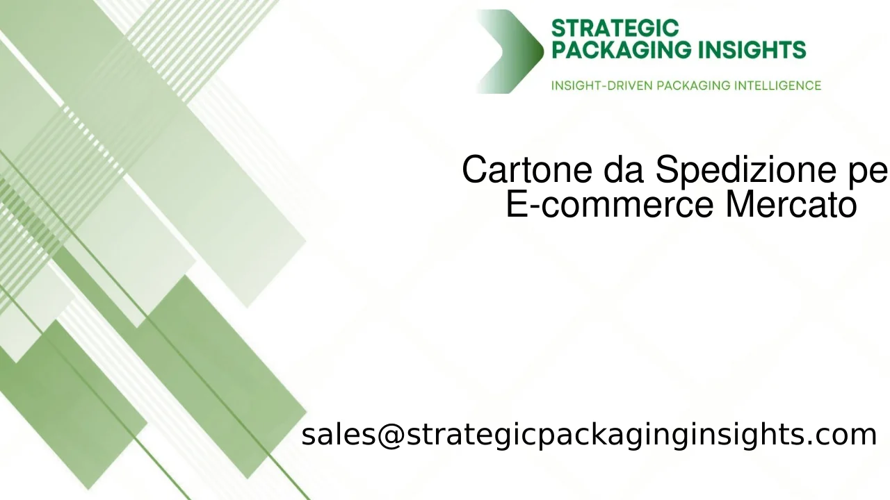 Dimensioni del Mercato del Cartone da Spedizione per E-commerce, Crescita Futura e Previsioni 2034