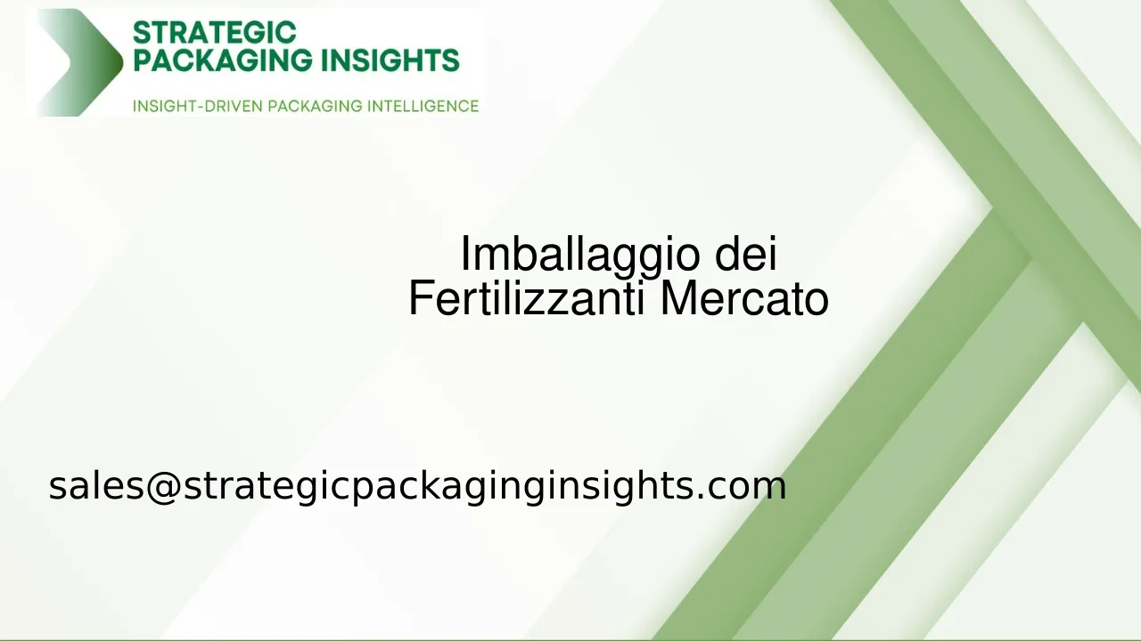 Dimensioni del Mercato dell'Imballaggio dei Fertilizzanti, Crescita Futura e Previsioni 2033