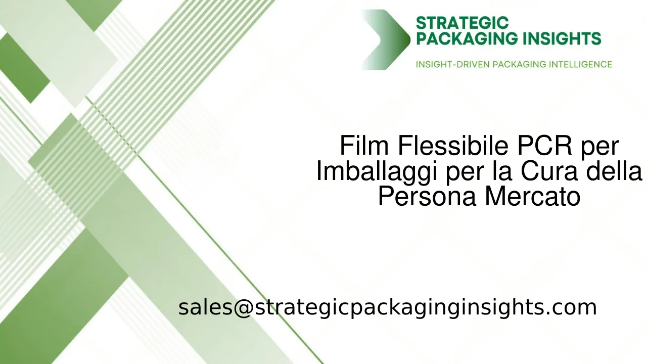 Dimensioni del Mercato del Film Flessibile PCR per Imballaggi per la Cura della Persona, Crescita Futura e Previsioni 2033