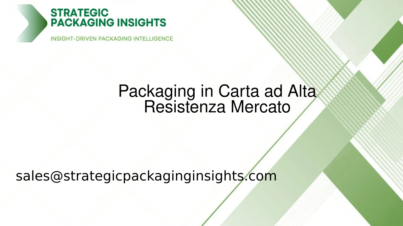 Dimensioni del Mercato del Packaging in Carta ad Alta Resistenza, Crescita Futura e Previsioni 2033