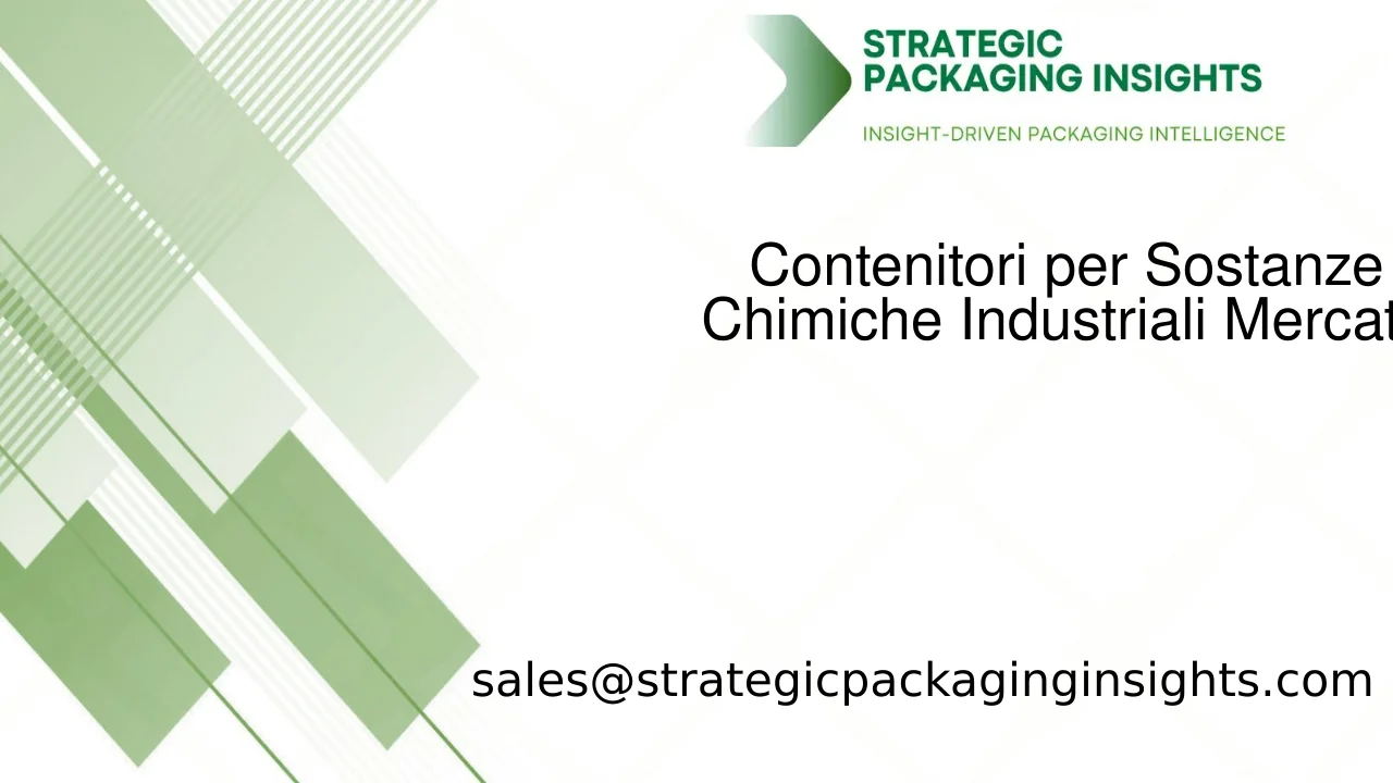 Dimensioni del Mercato dei Contenitori per Sostanze Chimiche Industriali, Crescita Futura e Previsioni 2033