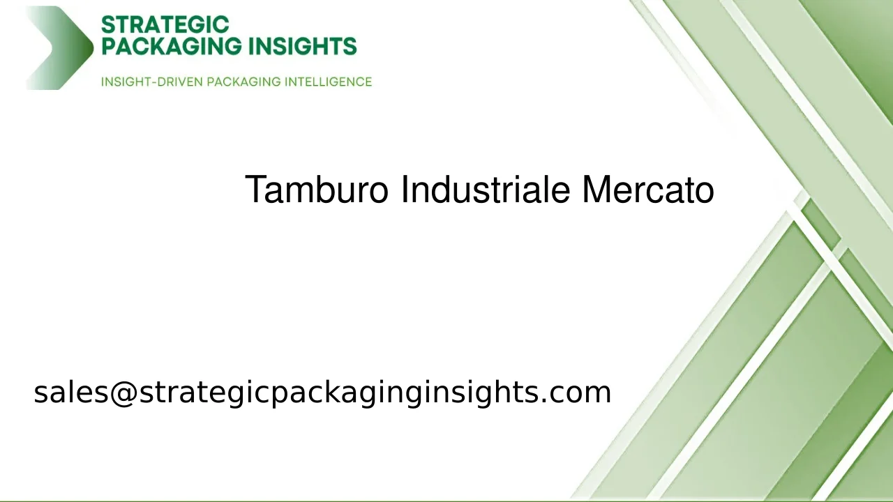 Dimensioni del Mercato dei Tamburi Industriali, Crescita Futura e Previsioni 2033