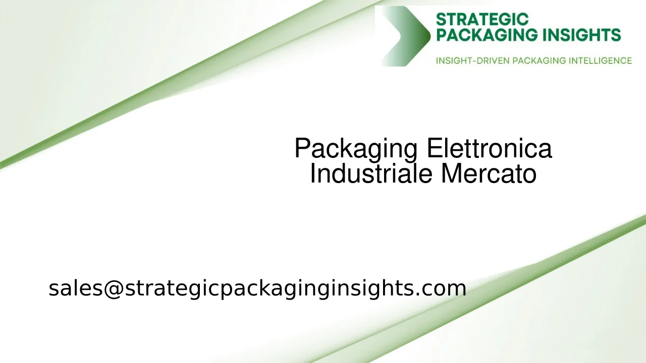 Dimensioni del Mercato del Packaging Elettronica Industriale, Crescita Futura e Previsioni 2033
