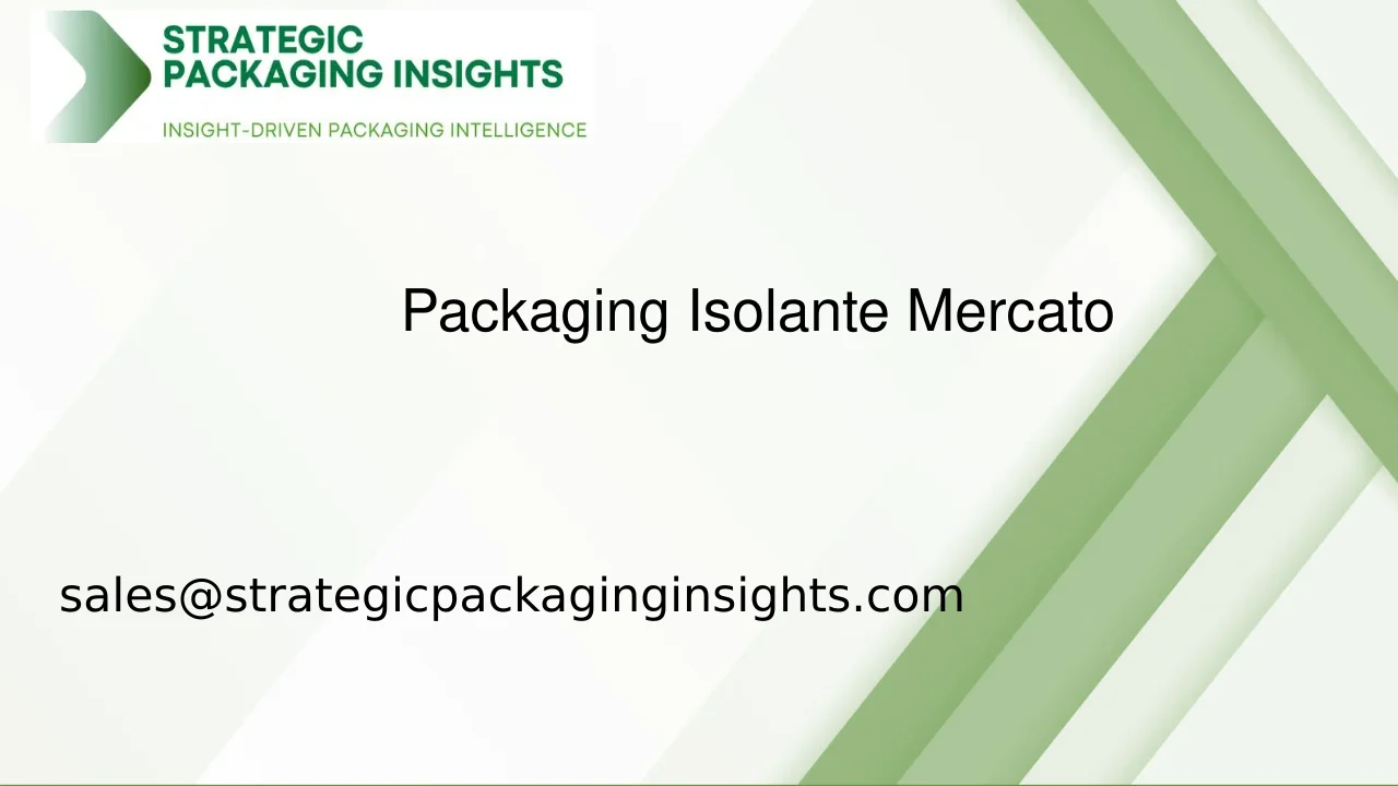 Dimensioni del Mercato del Packaging Isolante, Crescita Futura e Previsioni 2033