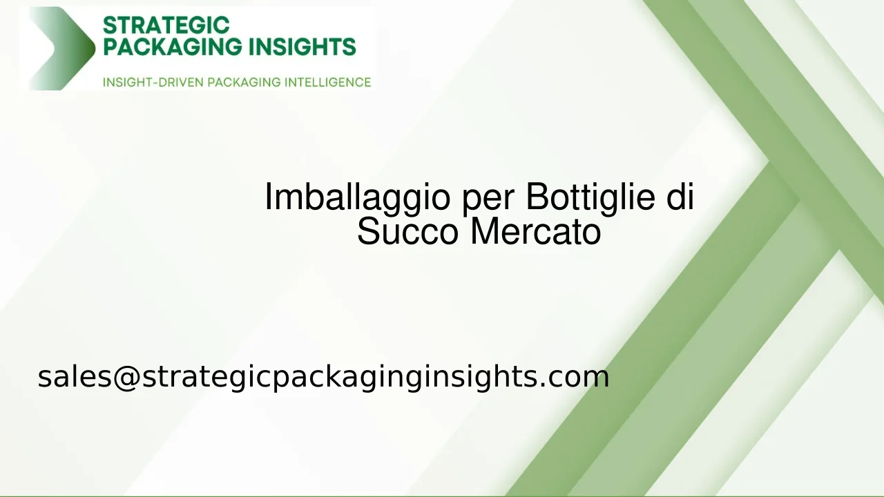 Dimensioni del Mercato dell'Imballaggio per Bottiglie di Succo, Crescita Futura e Previsioni 2033
