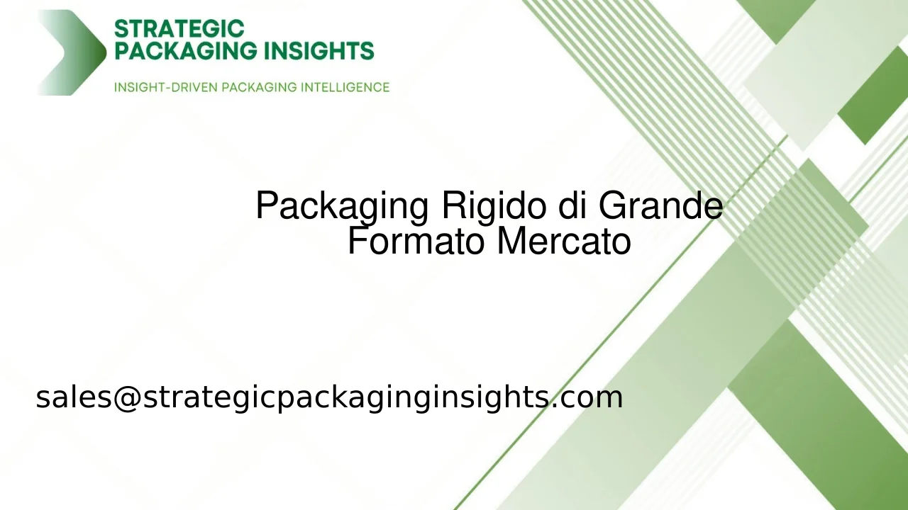 Dimensioni del Mercato del Packaging Rigido di Grande Formato, Crescita Futura e Previsioni 2033