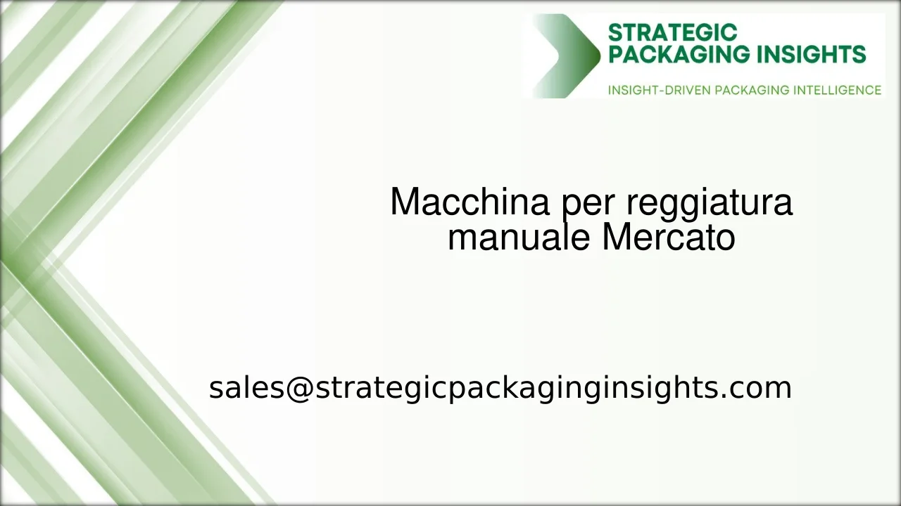 Dimensioni del mercato delle macchine per reggiatura manuale, crescita futura e previsioni 2033