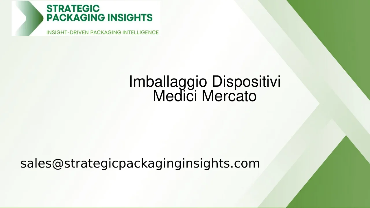 Dimensioni del Mercato dell'Imballaggio dei Dispositivi Medici, Crescita Futura e Previsioni 2033