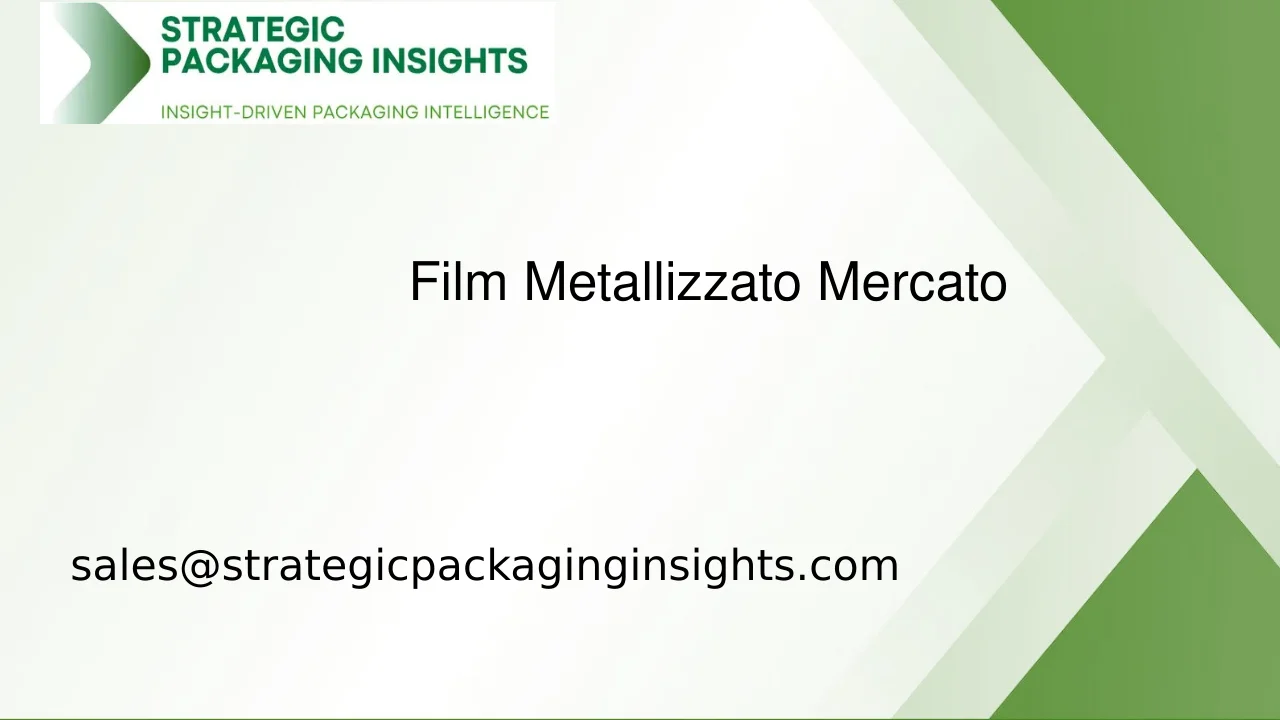 Dimensioni del Mercato del Film Metallizzato, Crescita Futura e Previsioni 2033