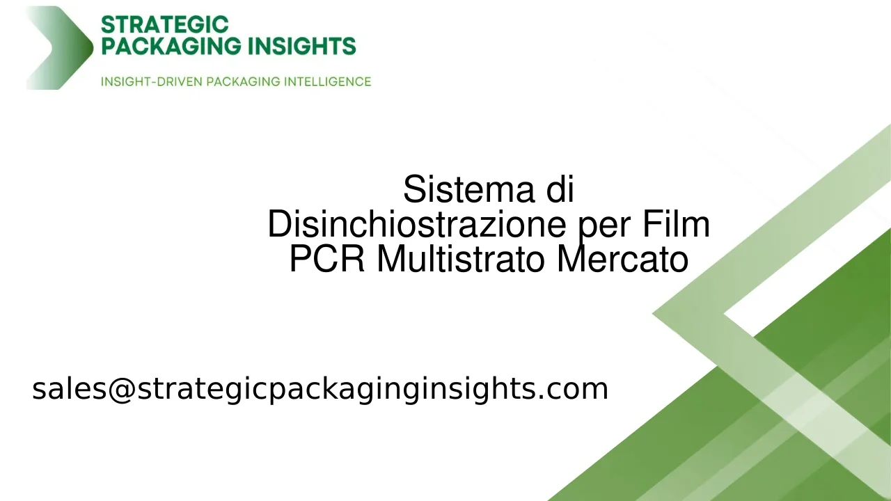 Dimensioni del Mercato del Sistema di Disinchiostrazione per Film PCR Multistrato, Crescita Futura e Previsioni 2033