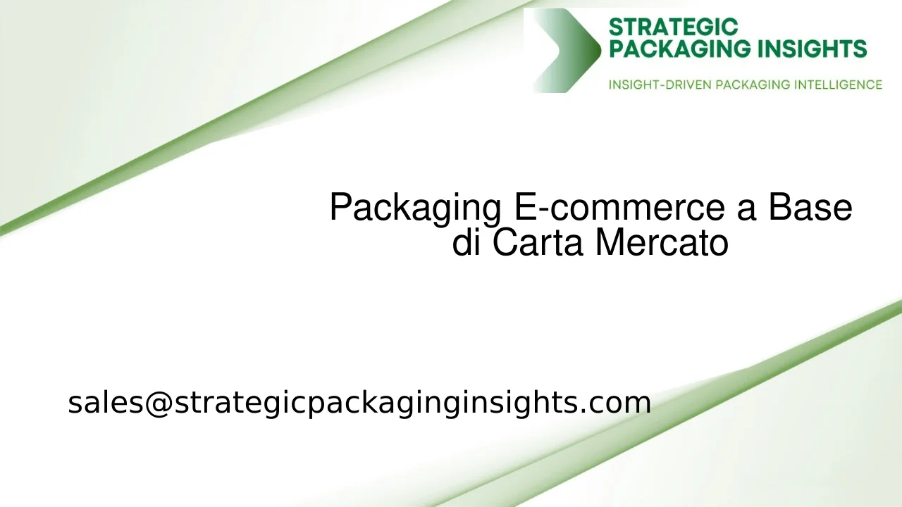 Dimensioni del Mercato del Packaging E-commerce a Base di Carta, Crescita Futura e Previsioni 2033