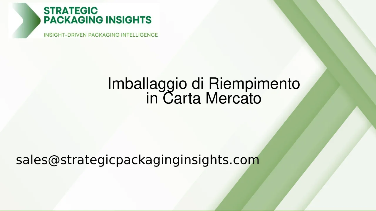 Dimensioni del Mercato dell'Imballaggio di Riempimento in Carta, Crescita Futura e Previsioni 2033