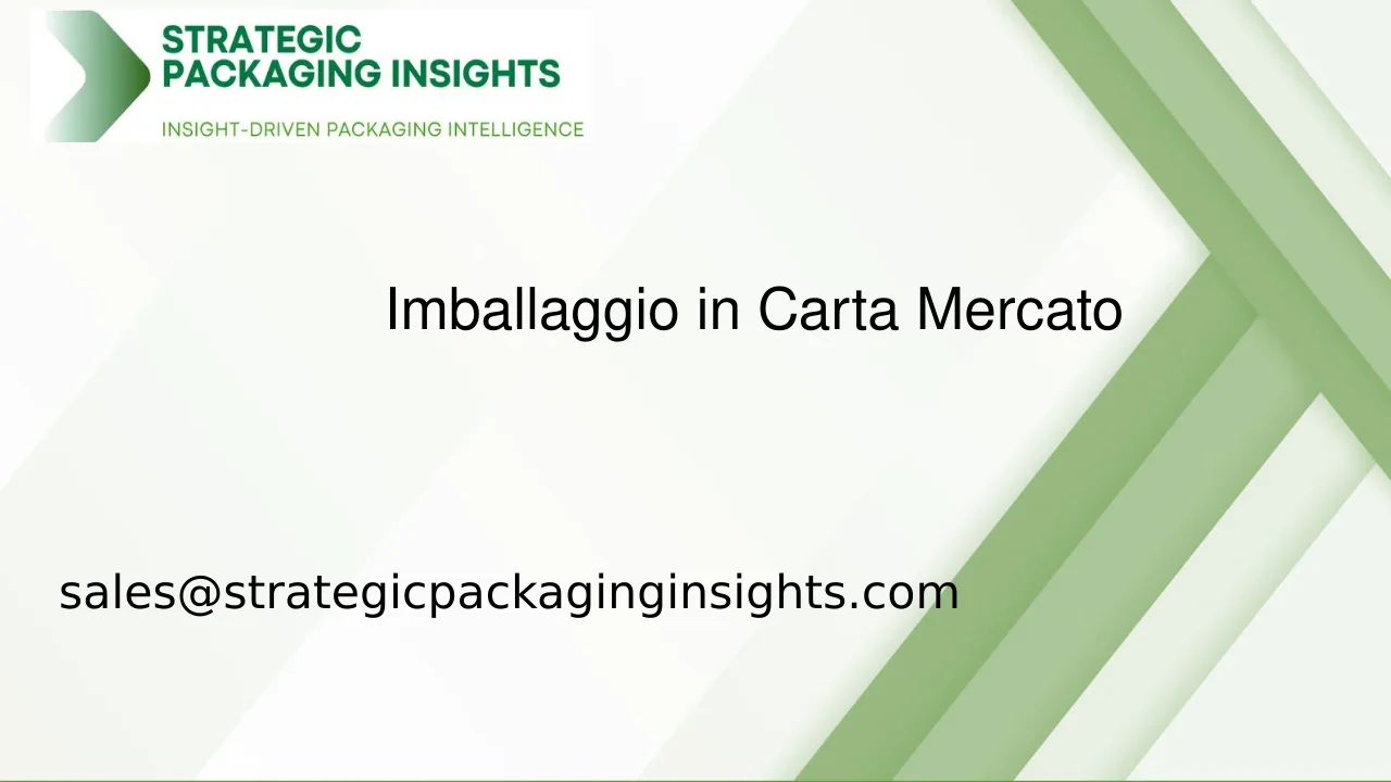 Dimensioni del Mercato dell'Imballaggio in Carta, Crescita Futura e Previsioni 2033