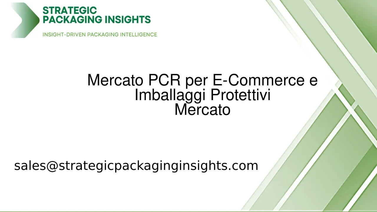 Dimensioni del Mercato PCR per E-Commerce e Imballaggi Protettivi, Crescita Futura e Previsioni 2033