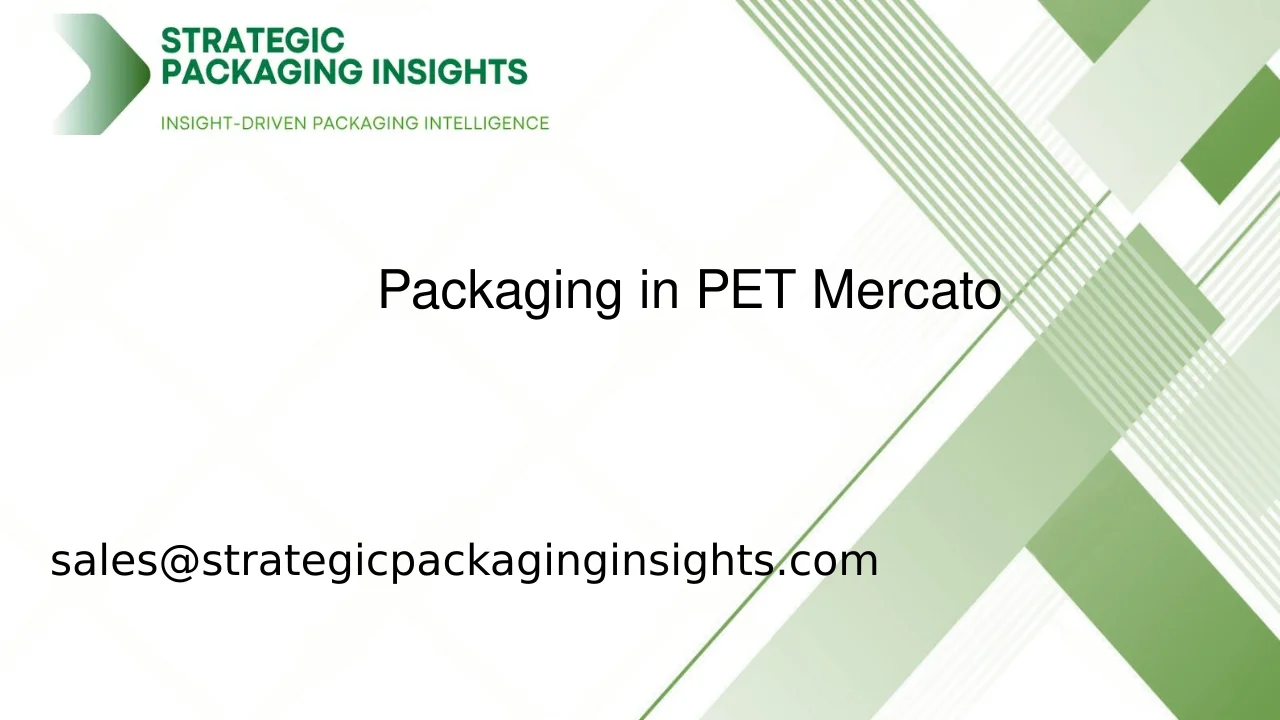 Dimensioni del Mercato del Packaging in PET, Crescita Futura e Previsioni 2033