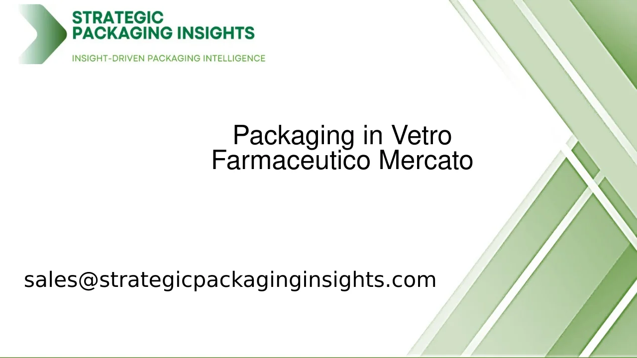 Dimensioni del Mercato del Packaging in Vetro Farmaceutico, Crescita Futura e Previsioni 2033