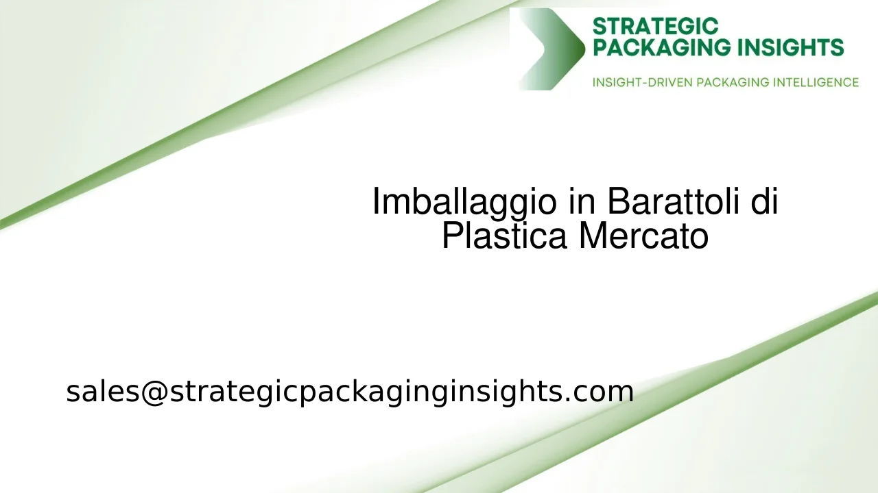 Dimensioni del Mercato dell'Imballaggio in Barattoli di Plastica, Crescita Futura e Previsioni 2033