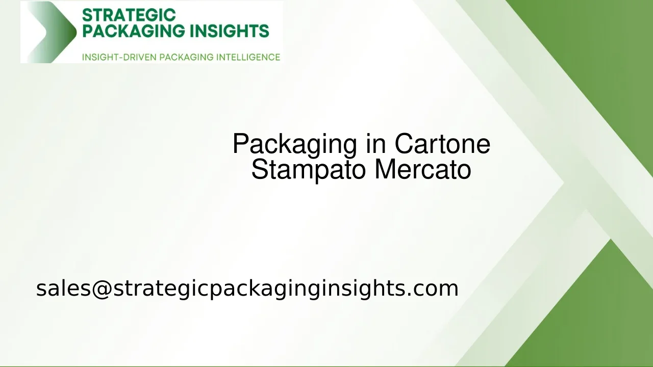 Dimensioni del Mercato del Packaging in Cartone Stampato, Crescita Futura e Previsioni 2033
