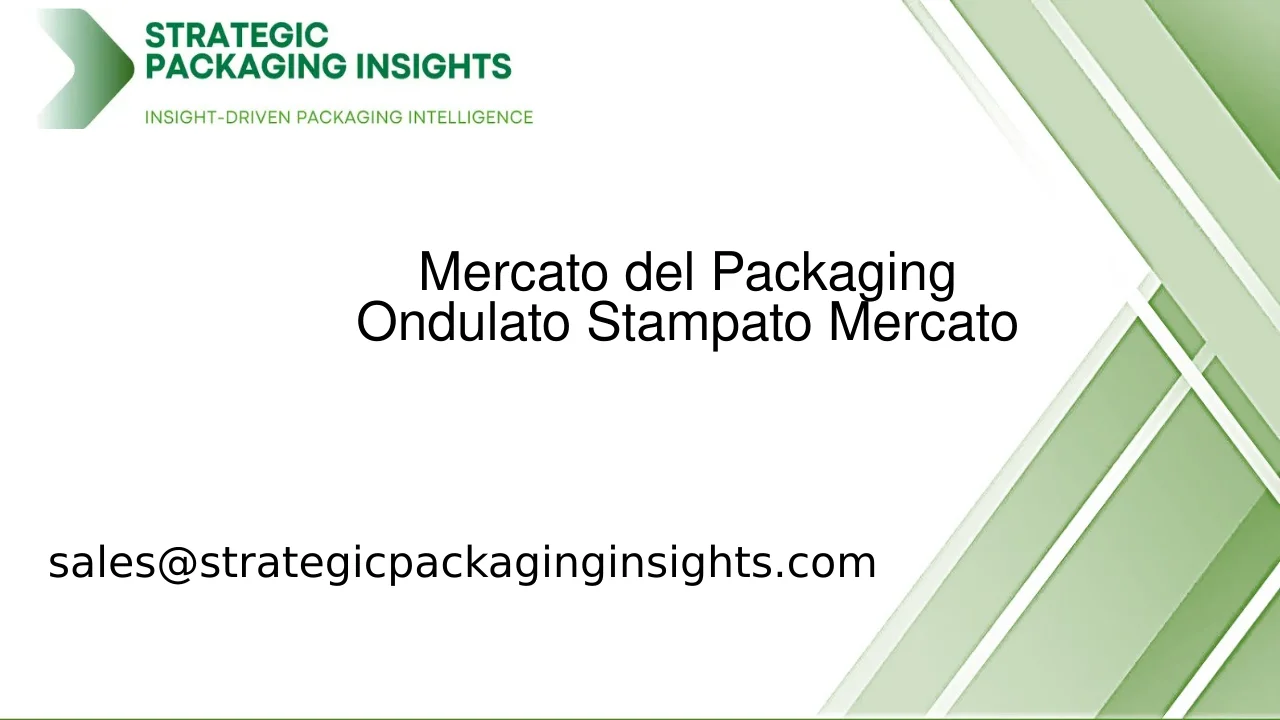 Dimensioni del Mercato del Packaging Ondulato Stampato, Crescita Futura e Previsioni 2034