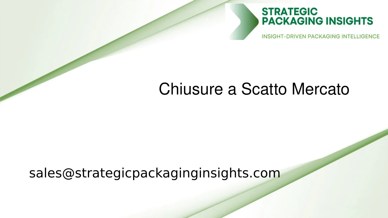 Dimensioni del Mercato delle Chiusure a Scatto, Crescita Futura e Previsioni 2033