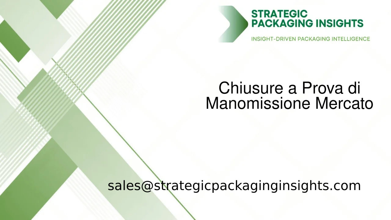 Dimensioni del Mercato delle Chiusure a Prova di Manomissione, Crescita Futura e Previsioni 2033