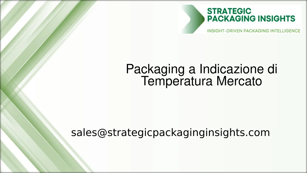 Dimensioni del Mercato del Packaging a Indicazione di Temperatura, Crescita Futura e Previsioni 2033