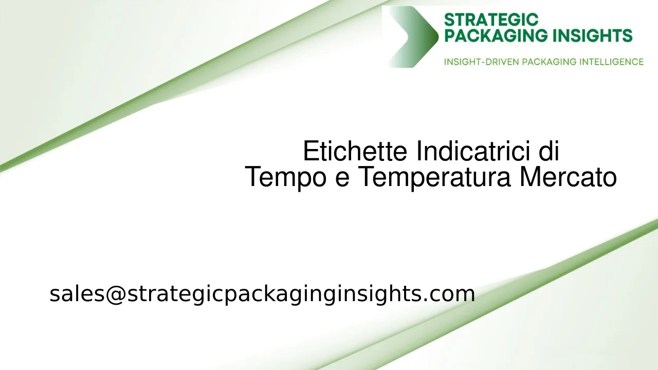 Dimensioni del Mercato delle Etichette Indicatrici di Tempo e Temperatura, Crescita Futura e Previsioni 2033