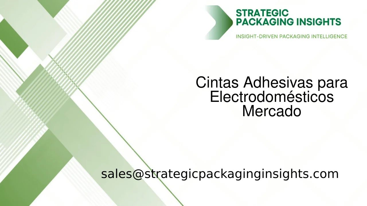 Tamaño del Mercado de Cintas Adhesivas para Electrodomésticos, Crecimiento Futuro y Pronóstico 2033