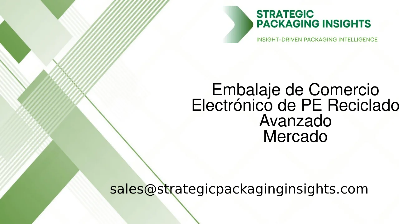 Tamaño del Mercado de Embalaje de Comercio Electrónico de PE Reciclado Avanzado, Crecimiento Futuro y Pronóstico 2033