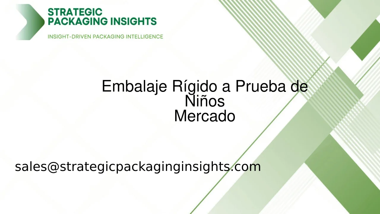 Tamaño del Mercado de Embalaje Rígido a Prueba de Niños, Crecimiento Futuro y Pronóstico 2033