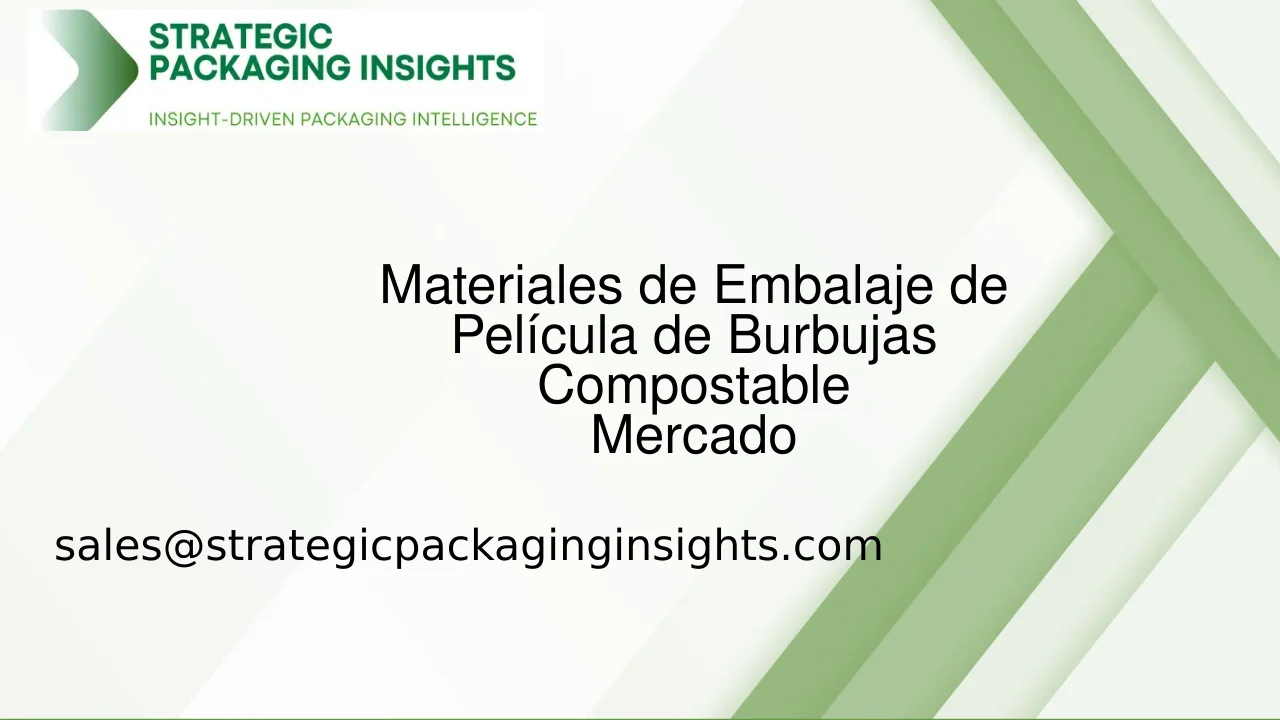 Tamaño del Mercado de Materiales de Embalaje de Película de Burbujas Compostable, Crecimiento Futuro y Pronóstico 2033