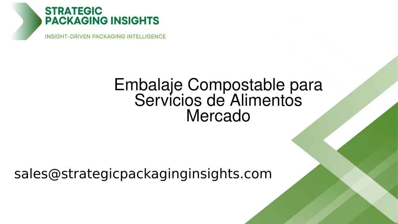 Tamaño del Mercado de Embalaje Compostable para Servicios de Alimentos, Crecimiento Futuro y Pronóstico 2033