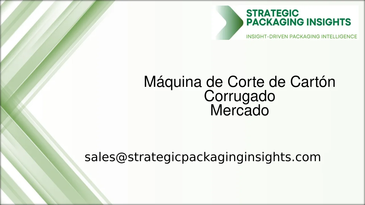 Tamaño del Mercado de Máquinas de Corte de Cartón Corrugado, Crecimiento Futuro y Pronóstico 2033