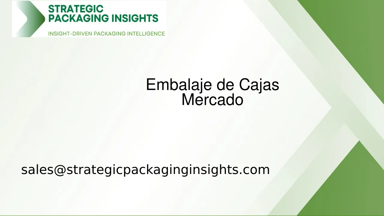 Tamaño del Mercado de Embalaje de Cajas, Crecimiento Futuro y Pronóstico 2033