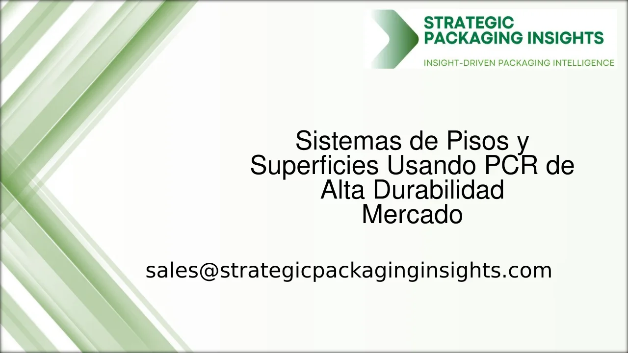 Tamaño del Mercado de Sistemas de Pisos y Superficies Usando PCR de Alta Durabilidad, Crecimiento Futuro y Pronóstico 2033