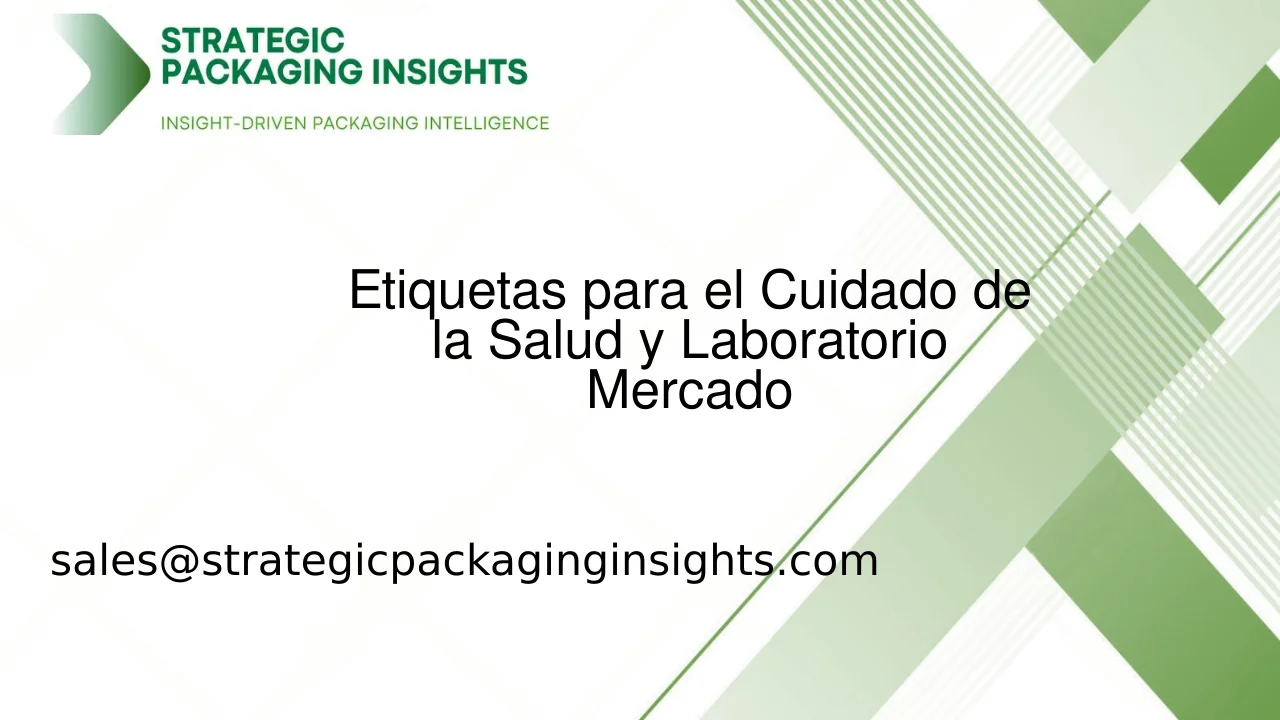 Tamaño del Mercado de Etiquetas para el Cuidado de la Salud y Laboratorio, Crecimiento Futuro y Pronóstico 2033