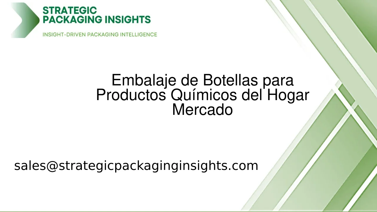 Tamaño del Mercado de Embalaje de Botellas para Productos Químicos del Hogar, Crecimiento Futuro y Pronóstico 2033